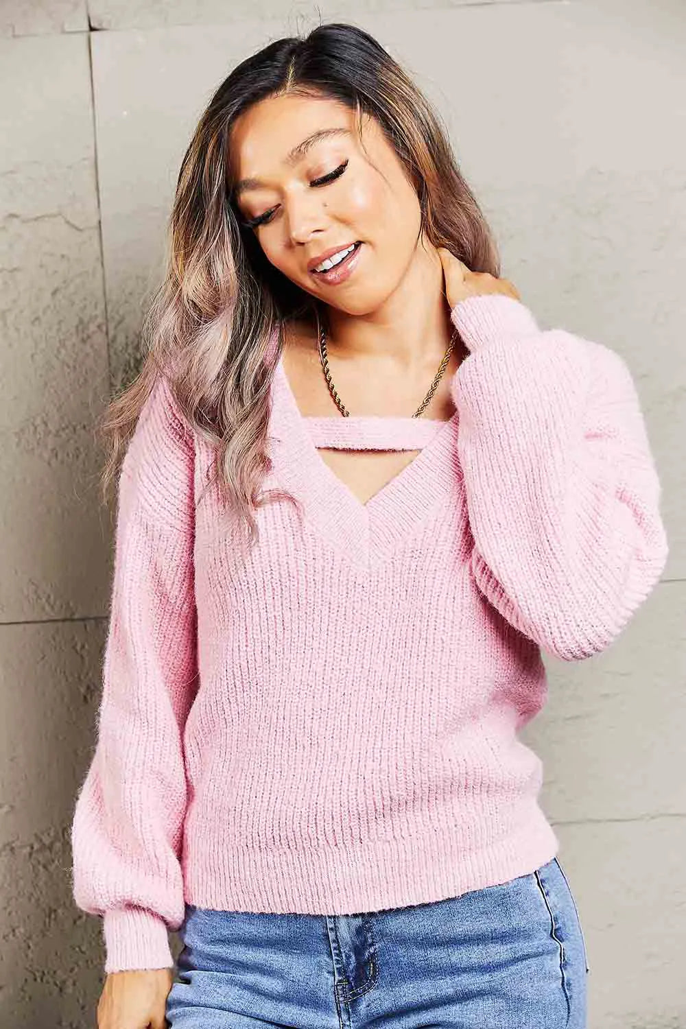 See It Differently Drop Shoulder Sweater
