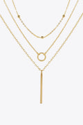 Basic Three-Piece Chain Necklace Set