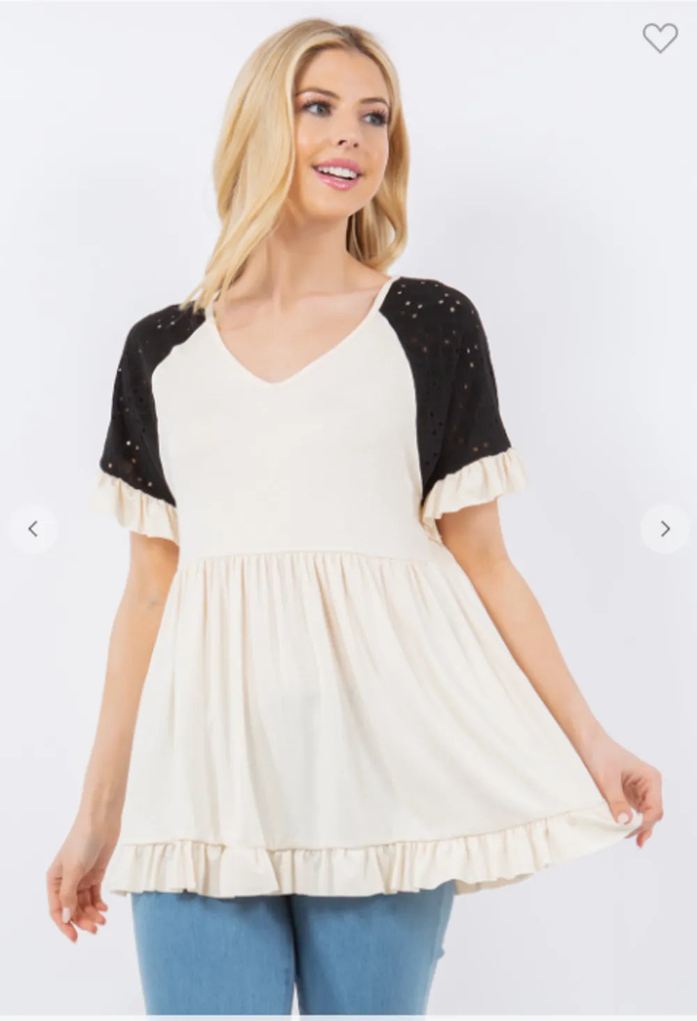 CT43775E-CREAM/BLK