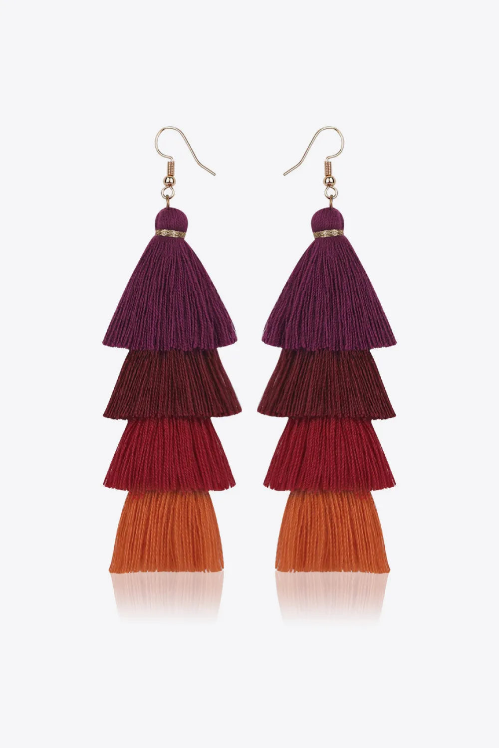 Layered Tassel Earrings