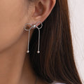 Stainless Steel Bow Earrings