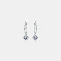 2 Carat Moissanite 925 Sterling Silver Earrings