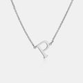 Copper Letter Pendant Necklace