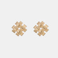 Gold-Plated Stud Earrings