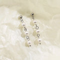 Stainless Steel Freshwater Pearl Earrings