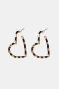 Heart Shape Dangle Earrings