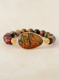Geometrical Shape Beaded Bracelet