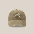 Bow Embroidered Adjustable Cap