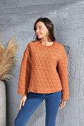 Long Sleeve Round Neck Top