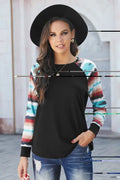 Tribal Sleeve Top