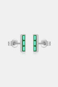 925 Sterling Silver Zircon Stud Earrings