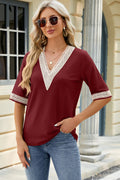 V-Neck Half Sleeve T-Shirt