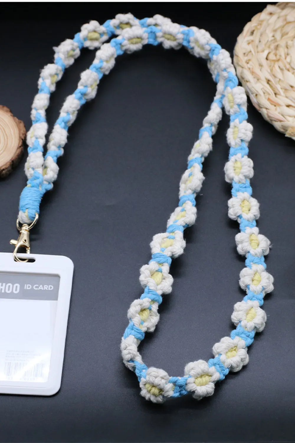 Flower Macrame Phone Lanyard