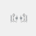 Moissanite 925 Sterling Silver Earrings