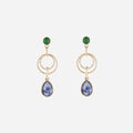 Teardrop Shape Alloy Dangle Earrings