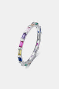 925 Sterling Silver Zircon Ring