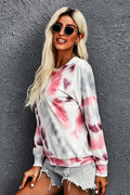 Drop Shoulder Tie Dye  Tee