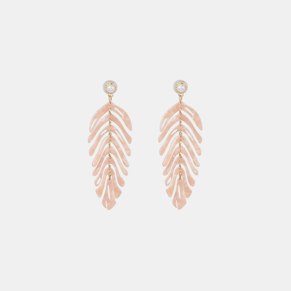 Leaf Shape Dangle Earrings