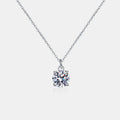1 Carat Moissanite 925 Sterling Silver Necklace