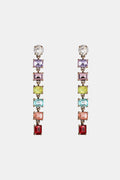 Geometrical Shape Resin Dangle Earrings