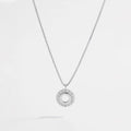 925 Sterling Silver Zircon Pendant Necklace