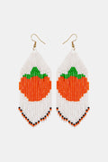 Beaded Fringe Dangle Earring