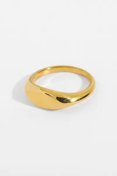 Gold Sphere Ring